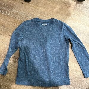 NWOT jumping beans essential tee blue and white kids long sleeve shirt size 5